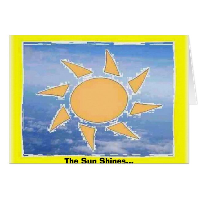 The Sun brille pour vous voir sourire, (Devant horizontal)