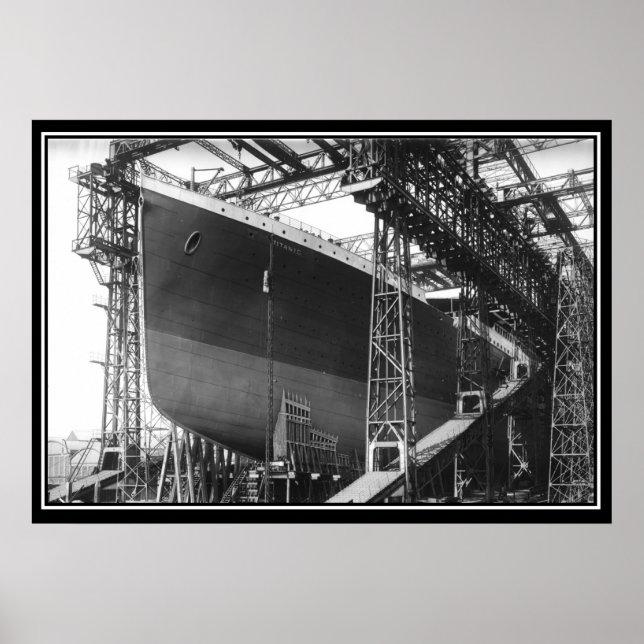 The Titanic series Poster Building of Titanic (Devant)