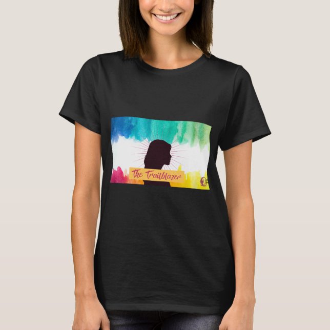 The Trailblazer Confidence Archetype Black T-Shirt (Devant)