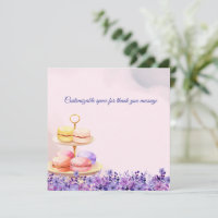 Thé Twin Pour Carte de remerciements Deux Baby sho