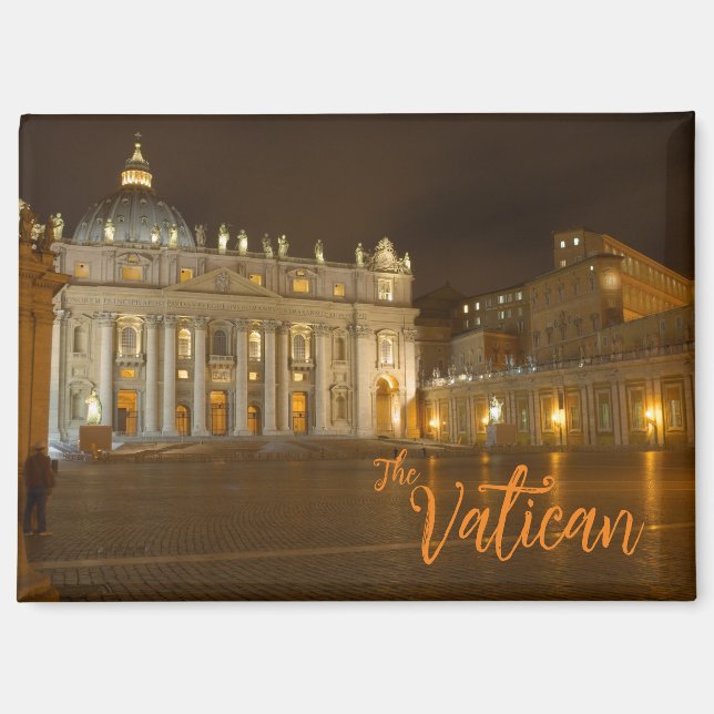 The Vatican Magnet Italy Souvenir Gift (Recto)