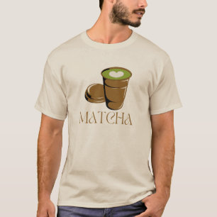 Thé vert Matcha, T-shirt latte Matcha