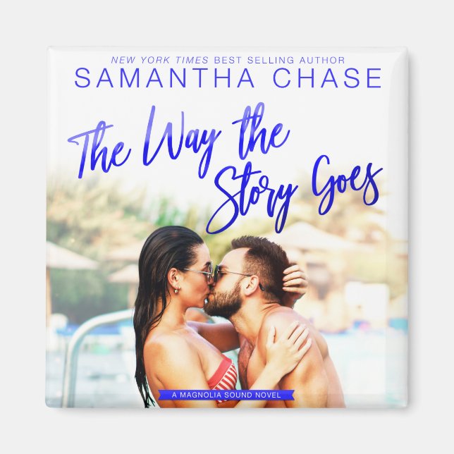 The Way the Story Goes square magnet (Devant)