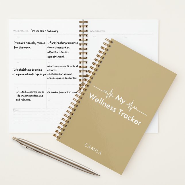 The Wellness Edit | Minimal Health Planner 2026 (Créateur téléchargé)