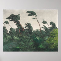 The Wind - Félix Vallotton, Swiss Fine Art Poster