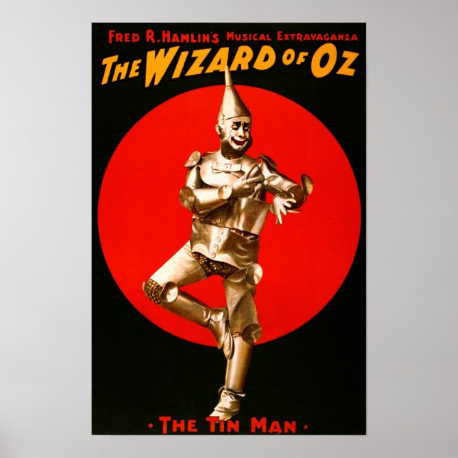 The Wizard of Oz - affiche théâtrale vintage (Devant)