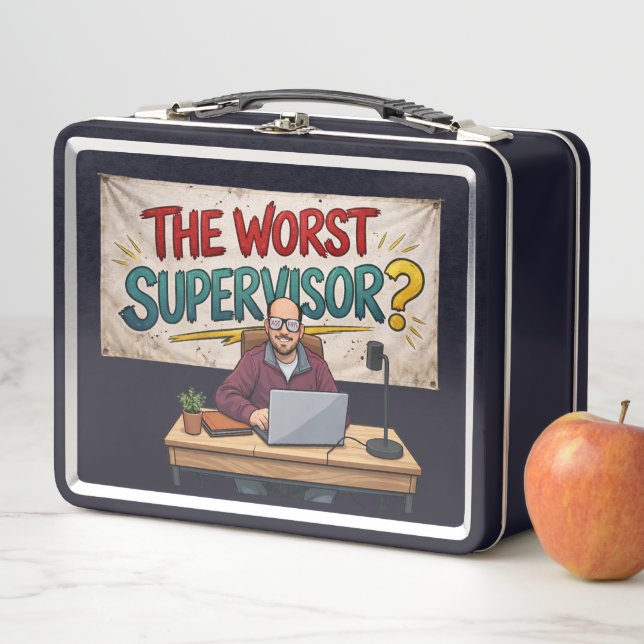 The Worst Supervisor? “Not Phyl” Metal Lunch Box (En situation)