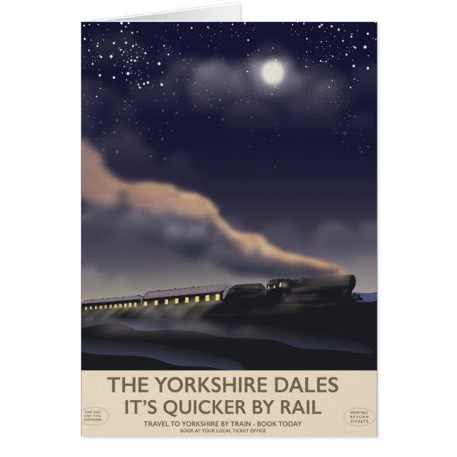 The Yorkshire Dales Railway poster (Devant)