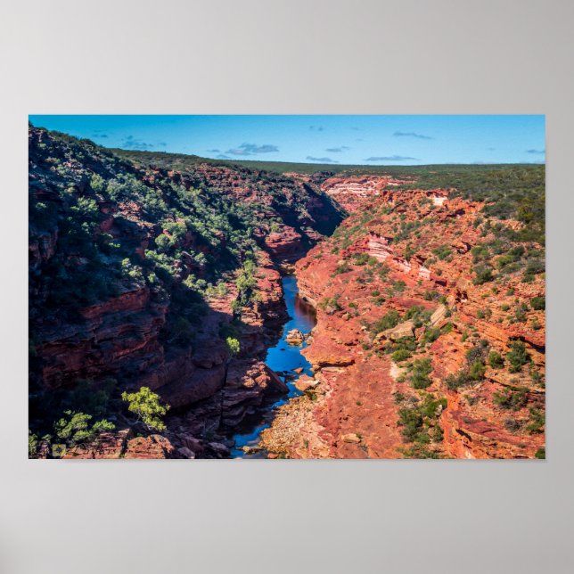 The Z-Bend of Kalbarri, Australia - Poster (Devant)