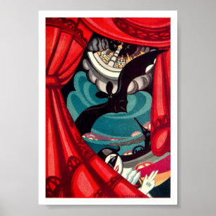 Théâtre Art déco vintage de chaume