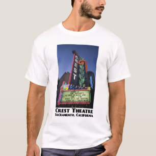 Théâtre de crête, T-shirt de blanc de Sacramento