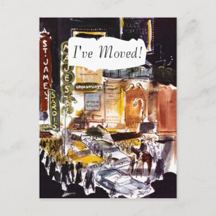 Théâtre du quartier des Cartes postales NYC Je dém