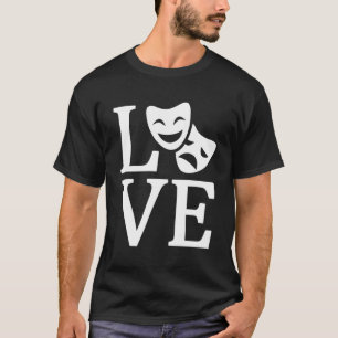 Théâtre Masques Amour Drôle Théâtre T-shirt