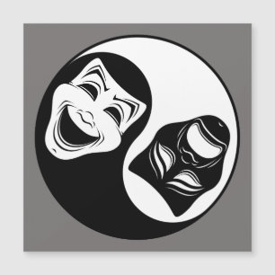 Théâtre Yin Yang Design - Masques de comédie et de