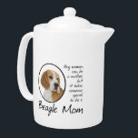 Théière de maman de beagle<br><div class="desc">Cette théière est un grand cadeau pour n'importe quelle maman de beagle. Combinez-la avec des tasses et des dessous de verre pour un ensemble complet.</div>