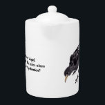 Théières<br><div class="desc">La lampe a été peinte de main en main avec des tuiles. Il y a un proverbe allemand qui dit : "L'oiseau du début attrape le ver." Dans ce projet, je combine l'oiseau et cette expression à un sens différent.</div>