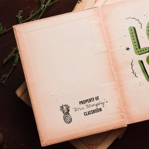 Thème Ananas - Tampon en caoutchouc pour enseignan