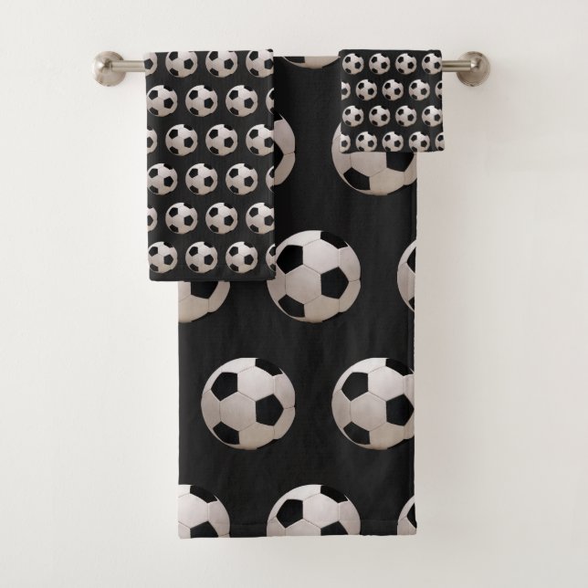 Thème Balle de Football Noir (En situation)