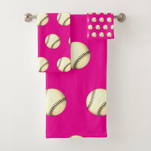 Thème baseball rose vif (En situation)