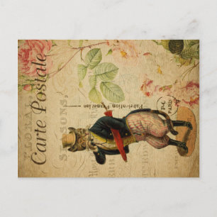 Thème Chat vintage   Carte Postale   Chat habillé