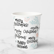 Thème chic de fête de Noël personnalisé en gobelet