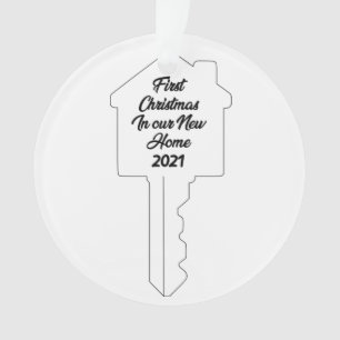 Thème clé Premier Noël à New Home Orament