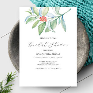 Thème de Baby Shower Hivernal Élégant Invitation