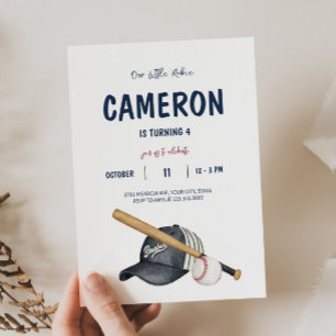 Thème de baseball Anniversaire Invitation