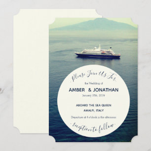 Thème de bateau méditerranéen Invitations de maria