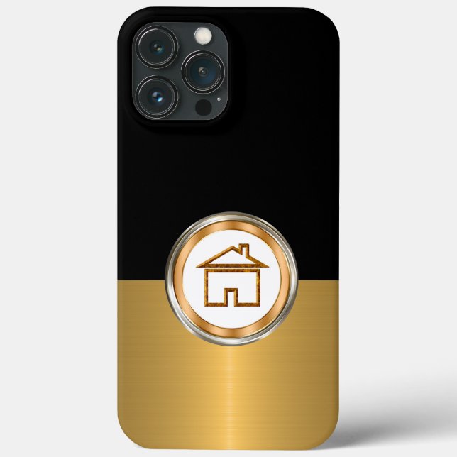 Thème de biens immobiliers de luxe Étui pour iPhon (Verso)