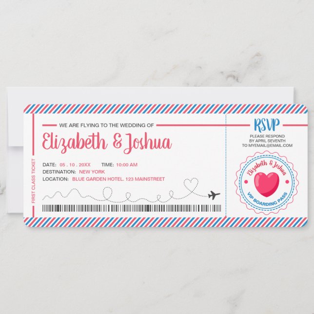 Thème de carte postale Invitation du carnet de bil (Devant)