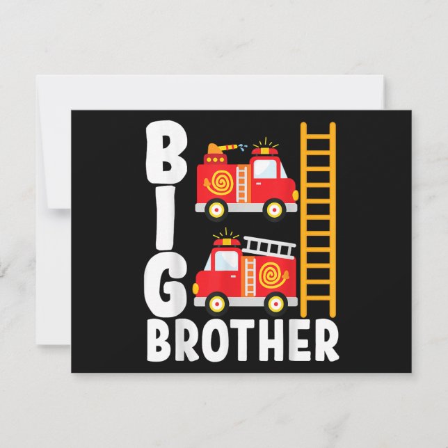 Thème de feu de camion de pompier Big Brother Fire (Devant)