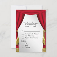 Thème de film argent RSVP