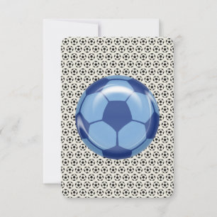 Thème de football de carte RSVP Bat mitzvah de bar