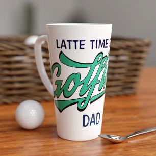 Thème de golf Funny Golf Papa Grand Latte Mug