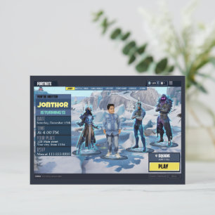 Thème de jeu Invitation