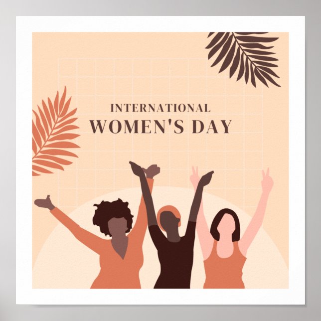 Thème de la journée des femmes Design Poster migno (Devant)
