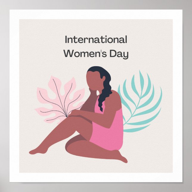 Thème de la journée des femmes Design Poster migno (Devant)