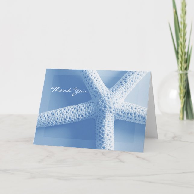 Thème de la plage de Cartes Merci (Devant)