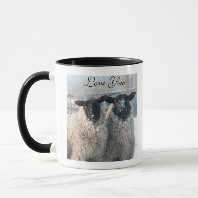Thème de l'amour Mug pour les couples (Gauche)