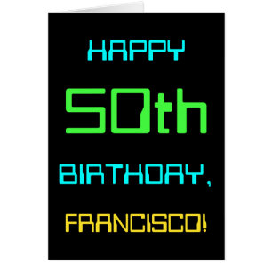 Thème de l'informatique numérique amusante 50ème a