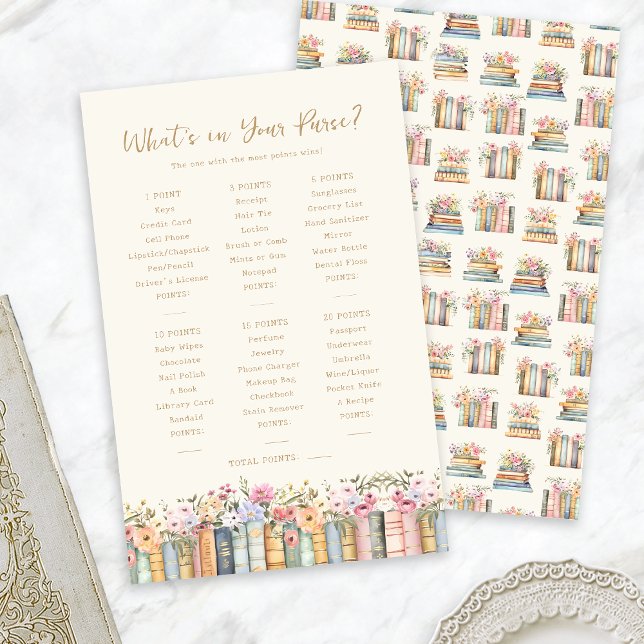 Thème de livre Jeu de mariage (Book Theme Bridal Game
)