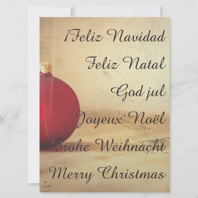 Thème de Noël avec balle de Noël (Devant)