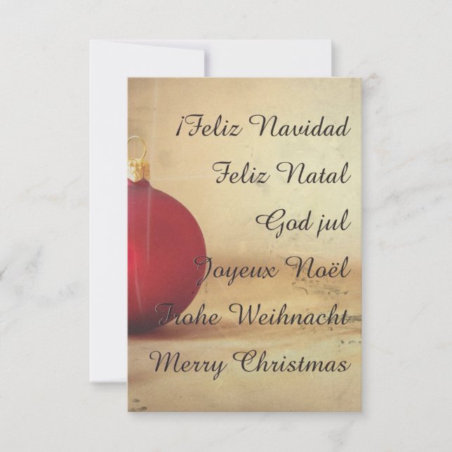 Thème de Noël avec balle de Noël (Devant)