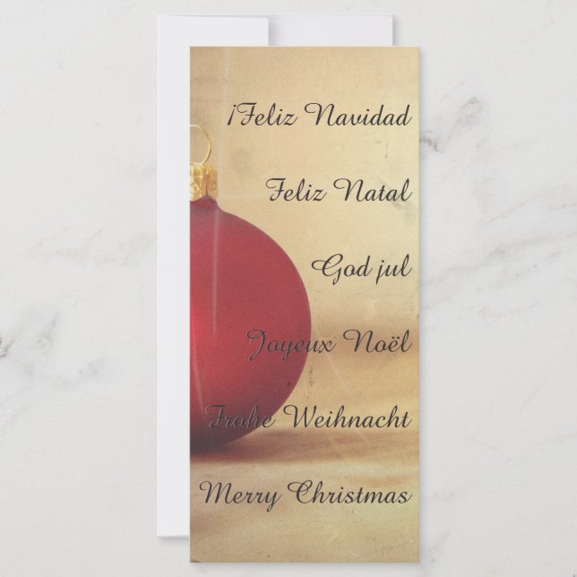 Thème de Noël avec balle de Noël (Devant)