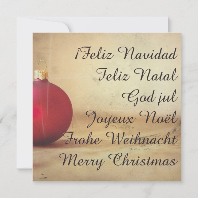 Thème de Noël avec balle de Noël (Devant)