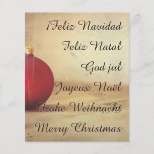 thème de Noël avec boule de Noël