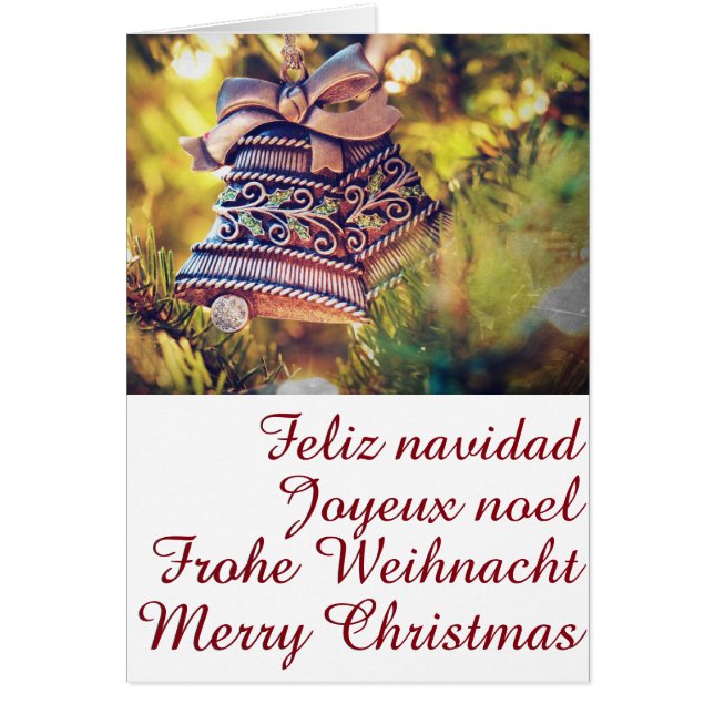 Thème de Noël avec deux cloches (Devant)