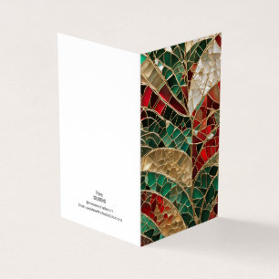 Thème de Noël Mosaïque de verre cassé Art