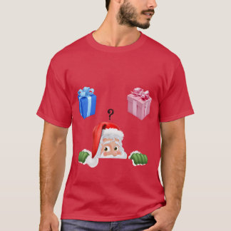 Thème de Noël Sexe Révéler Tshirt pour hommes
